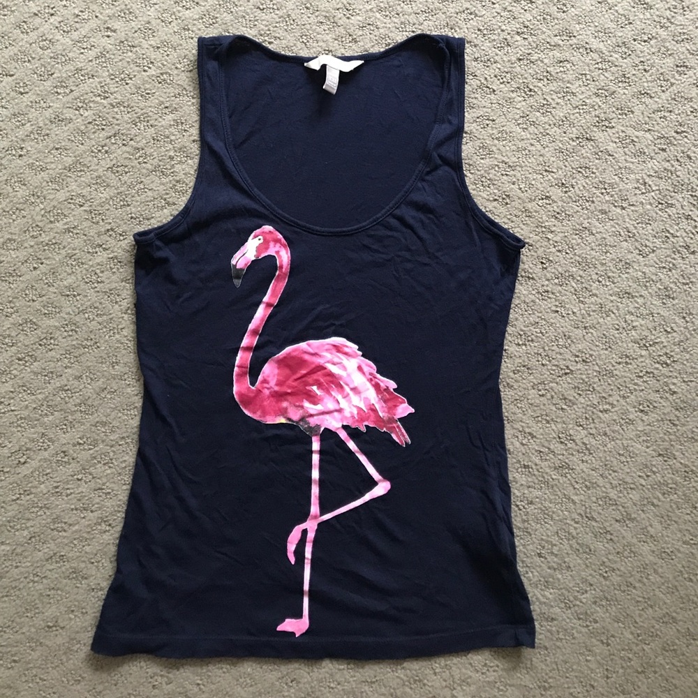 Banana Republic flamingo tank top